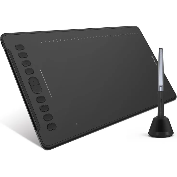 HUION Inspiroy H1161 Grafiktablett 11x6 Zoll, Volllaminat, 10 programmierbare Tasten, USB-C Schnittstelle