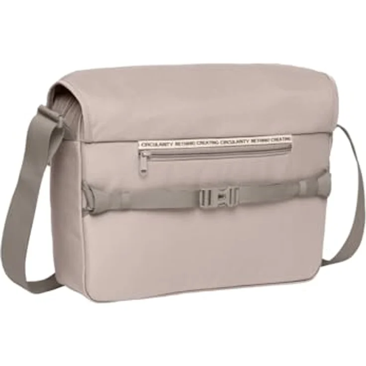 Vaude Coreway Messenger, Laptop-Tasche mit 36 cm Fach, grau, 100% Polyester – Bild 2