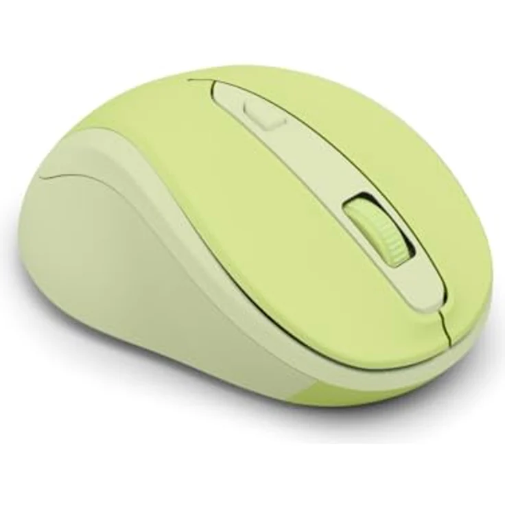 Hama WM-400, Ergonomische Funkmaus mit 1600 DPI, 6 Tasten, geräuschlos, grün – Bild 10