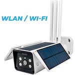 LUVISION WLAN / WiFi & Solar IP Überwachungskamera | autonome kabellose Outdoor-Kamera Solarpanel & WLAN | Full HD Nachtsicht | Gegensprechanlage | Cloud | ALEXA & Google Home kompatibel