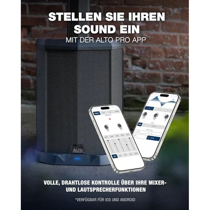 Alto Professional TS112C, Säulen PA System mit 1200 W Leistung, integriertem 12-Zoll-Subwoofer und Bluetooth-Streaming – Bild 5