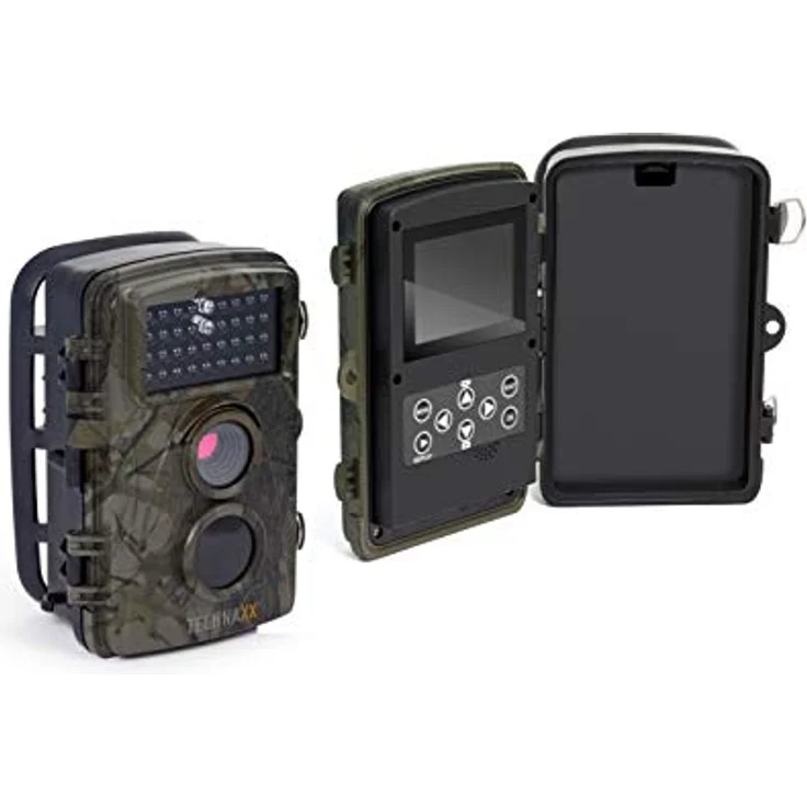 Technaxx Nature Wild Cam TX-69 Full HD Outdoor Überwachungskamera Wildkamera Nachtsicht 12 MP 1080P Wasserdicht Kabellos 0,6 Sekunden Auslösezeit, Bewegungsmelder Fotofalle – Bild 3