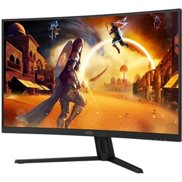 AOC Gaming CQ32G4VE - 32 Zoll QHD Curved Monitor, 180 Hertz, 0.5 ms, HDR10, FreeSync Premium (schwarz/grau) – Bild 1