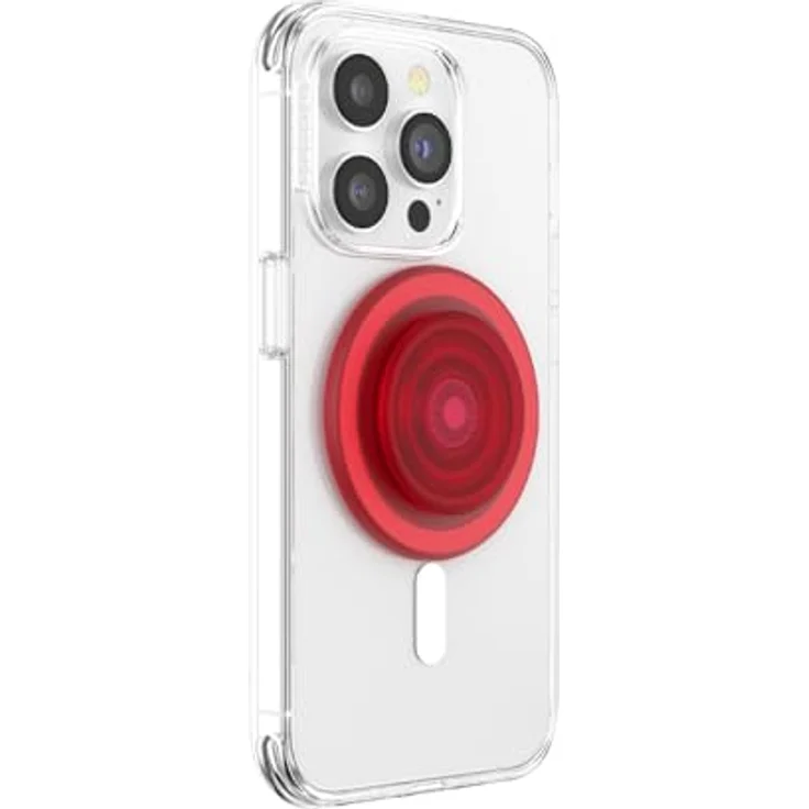 PopSockets Phone Grip for MagSafe mit Kickstand, MagSafe-Adapterring, sicheres Halten für iPhone MagSafe-Hüllen - Blanchette Red – Bild 2