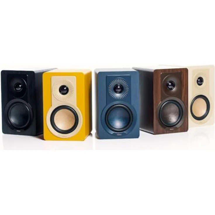 DALI KUPID Premium-Kompakt-Passiv-HiFi-Regallautsprecher, 4,5-Zoll-Tieftöner, 1-Zoll-Hochtöner, inklusive Wandhalterung, Goldgelb – Bild 5