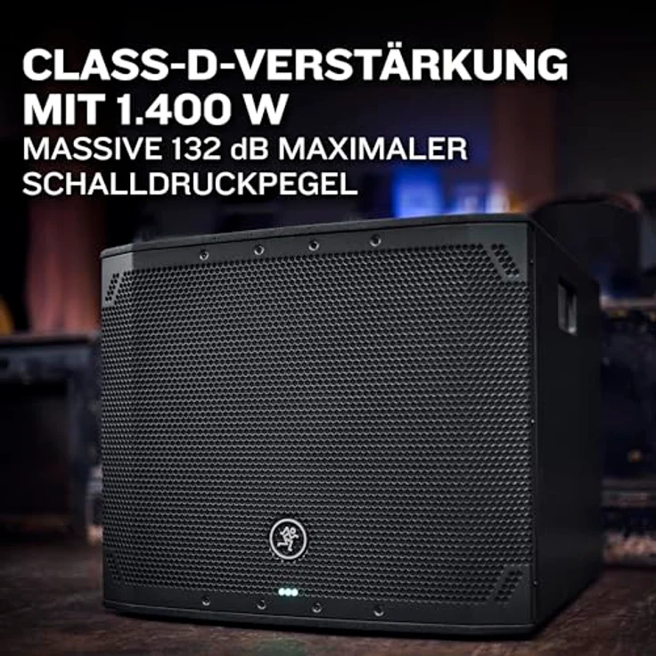 Mackie Thump18Sv4, 18" Professioneller Aktiv-Subwoofer mit 1.400 W, 132 dB SPL und 25 Hz Tiefbass, schwarz – Bild 3