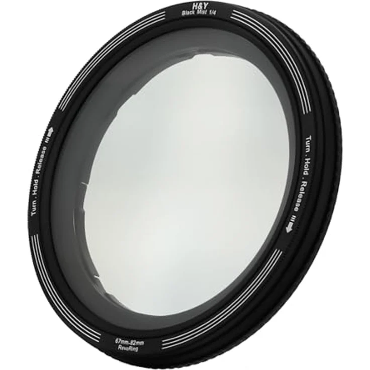 H&Y REVORING 67-82mm Black Mist 1/4, fest verbaute Filtereinheit für einen verträumten filmischen Look – Bild 1