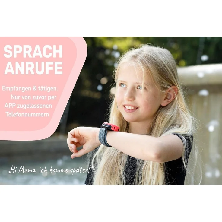 Anio 6 Kinder Smartwatch Blau – GPS, Fitnesstracker, Anruf & Schulmodus – Bild 3