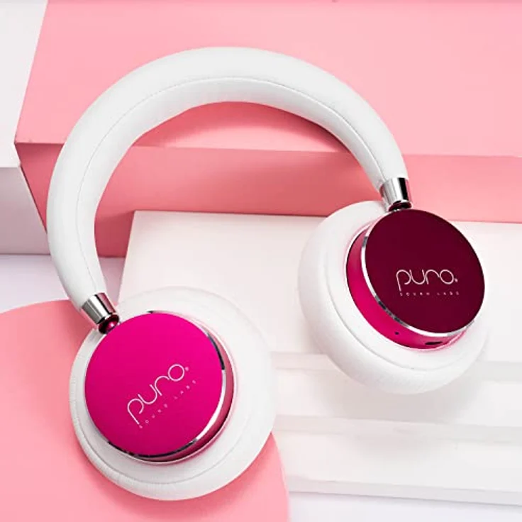 Puro Sound Labs BT2200-Plus Lautstärkebegrenzende Bluetooth-Kopfhörer für Kinder - Sicherere Kopfhörer für Kinder - Studio-Qualität und Geräuschisolierung – Pink – Bild 4