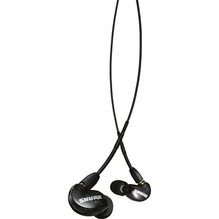 Shure SE215-K, In-ear Kopfhörer / Ohrhörer, schwarz, Premium, Sound Isolating, Geräuschunterdrückung, ein Treiber, austauschbares Kabel, dynamischer Bass – Bild 2