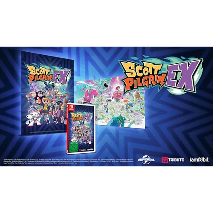 LIMITED RUN GAMES Scott Pilgrim EX - Nintendo Switch, Action-Abenteuerspiel mit 4-Spieler-Koop und exklusivem Faltposter – Bild 2