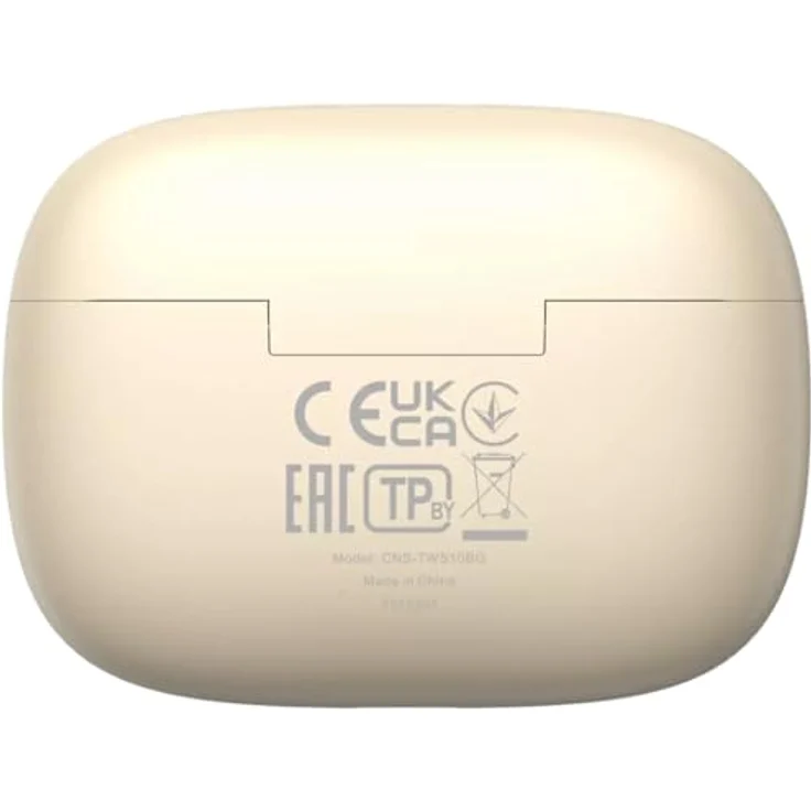 CANYON Bluetooth Headset TWS-10 beige, Aktive Geräuschunterdrückung, 4 Mikrofone, Sprachassistent – Bild 2