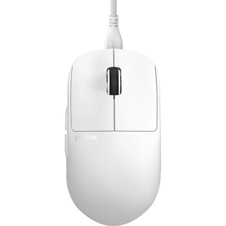 Pulsar Gaming Gears X2H Wired, Gaming Maus mit PAW3395-Sensor, ergonomischem Design und pulsar Blue Encoder, Weiss – Bild 1