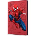 Seagate Firecuda Marvel Spider-Man SE, 2 TB, tragbare externe Festplatte, PC Gaming, USB 3.2, inkl. 3 Jahre Rescue Service, Modellnr.: STKL2000417