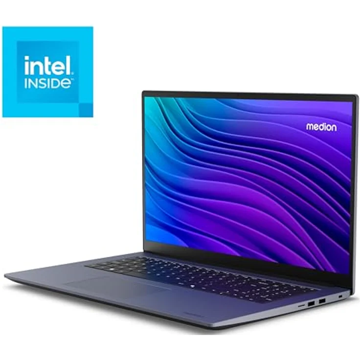 MEDION Avantum 17 E1e, 43,9 cm (17,3 Zoll) Full HD Laptop, Intel N100, 4GB RAM, 128GB SSD, HD Webcam, WLAN, Windows 11 Home – Bild 2
