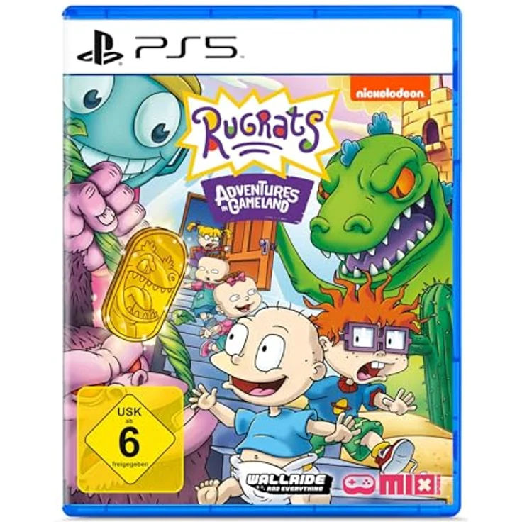 Limited Run Rugrats Adventures in Gameland - PS5, Koop-Modus, handgezeichnete Animationen, 8-Bit und HD-Grafiken, Wohnsitz der Pickles – Bild 1