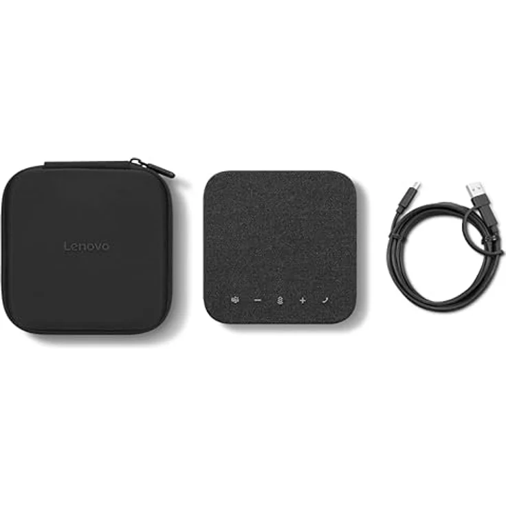 Lenovo Wireless Speakerphone 6000, Bluetooth-Lautsprecher mit 81 dB Empfindlichkeit, Schwarz – Bild 8