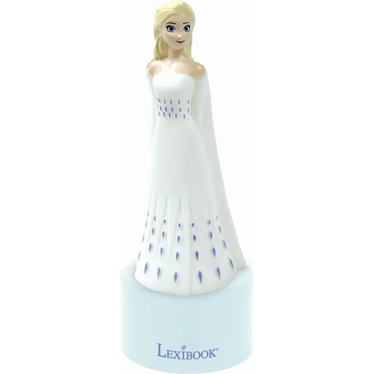 Lexibook Nachtlicht mit Disney Frozen Lautsprecher, 2-in-1 mit LED Night Light, blau