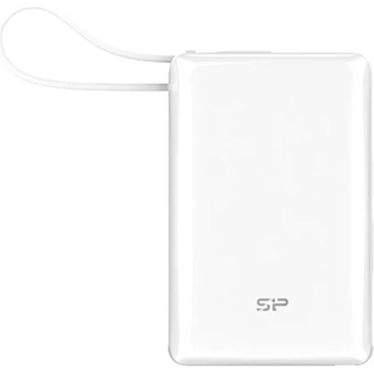 Silicon Power CP10, Powerbank mit 10.000 mAh, dualen USB-Ausgängen, Schwarz