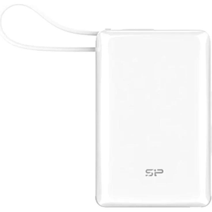 Silicon Power CP10, Powerbank mit 10.000 mAh, dualen USB-Ausgängen, Schwarz