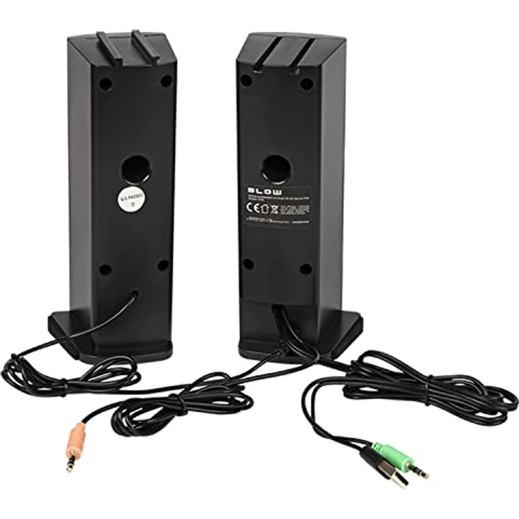 Blow MS-28 PC-Lautsprecher (Bluetooth, 6 W, AUX-Anschluss, Soundbar-Funktion [Modulare Verbindung], RGB-LED-Beleuchtung) – Bild 3
