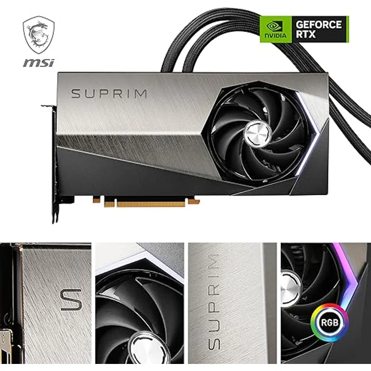 MSI GeForce RTX 4090 - 24GB GDDR6X, 2640 MHz Boost, HDMI, DisplayPort, 450W – Bild 2