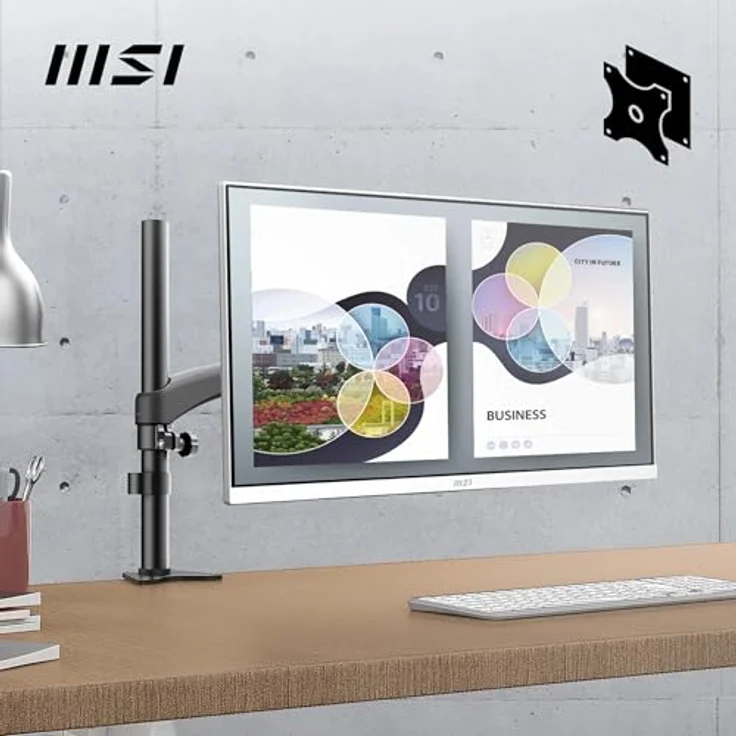 MSI PRO MP2412WDE 23,8 Zoll Full HD Business Monitor, 100Hz, 1ms, Adaptive Sync, Rahmenloses Design, HDMI – Bild 5