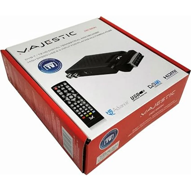 Majestic DEC-663 HD, Digitaler DVB-T2 Receiver mit HDMI-Ausgang und USB-Eingang – Bild 5