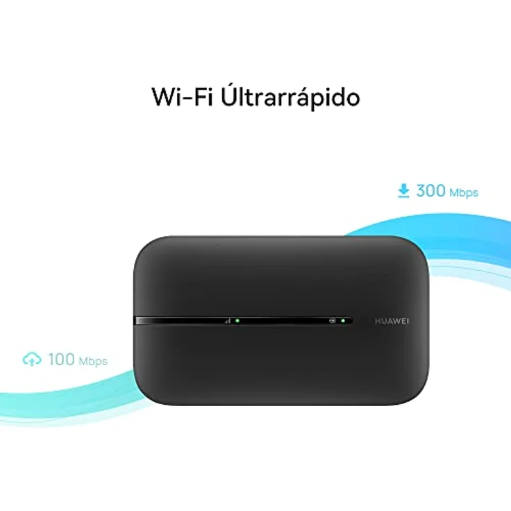 HUAWEI 4G Mobile WiFi 3-LTE(CAT7+)Access Point, Download-Geschwindigkeit bis zu 300 Mbps, 1500 mAh Wiederaufladbarer Akku, Keine Konfiguration erforderlich, Schwarz, One Size, 51071URW – Bild 3