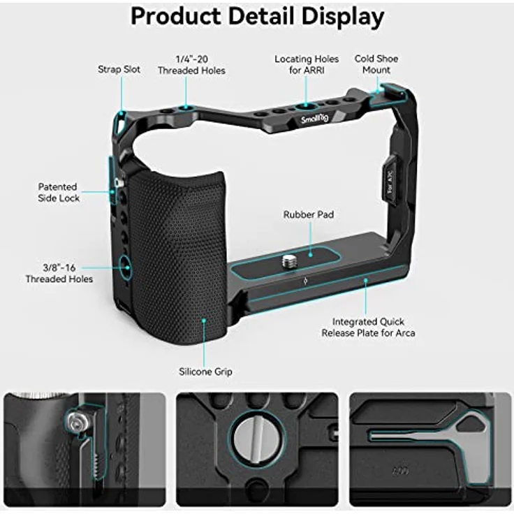 SmallRig 3212 Cage mit Seitengriff für Sony A7C – Bild 5