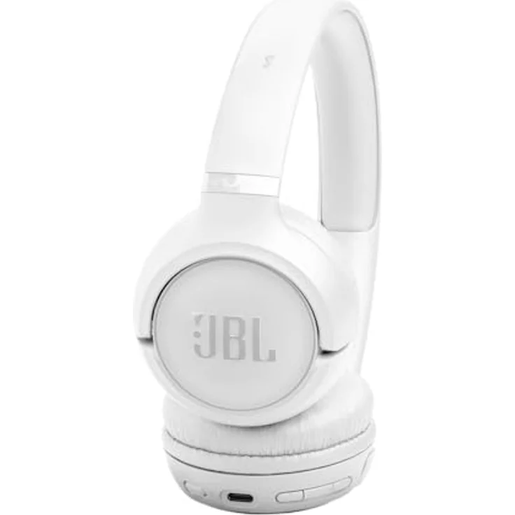 JBL Tune 530 BT, Wireless On-Ear Kopfhörer mit reinem Bass-Sound, Bluetooth 6.0, 76 Stunden Akkulaufzeit, faltbares Design, Weiß – Bild 5