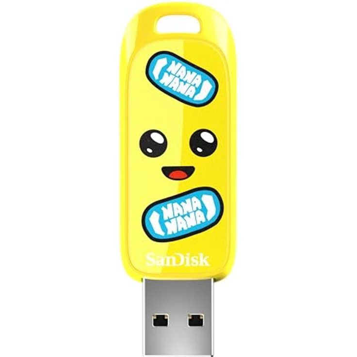 SanDisk Fortnite SDCZIF-128G-G46 USB-Stick Typ A 128 GB, bis zu 130 MB/s, Peely-Design, limitierte Auflage – Bild 1