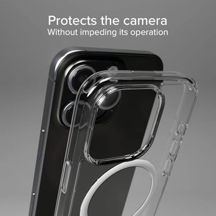 SBS Schutzhülle (Apple iPhone 16 Pro), D3O-Technologie, transparent, MagSafe-kompatibel – Bild 3