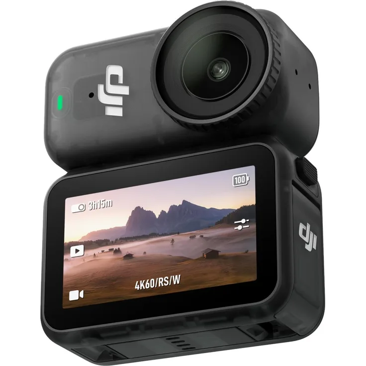 DJI Osmo Nano Standard Combo, Tragbare 4K Actioncam mit 64GB Speicher, 143° Ultraweitwinkel, 200 Minuten Akkulaufzeit, Magnet-Design