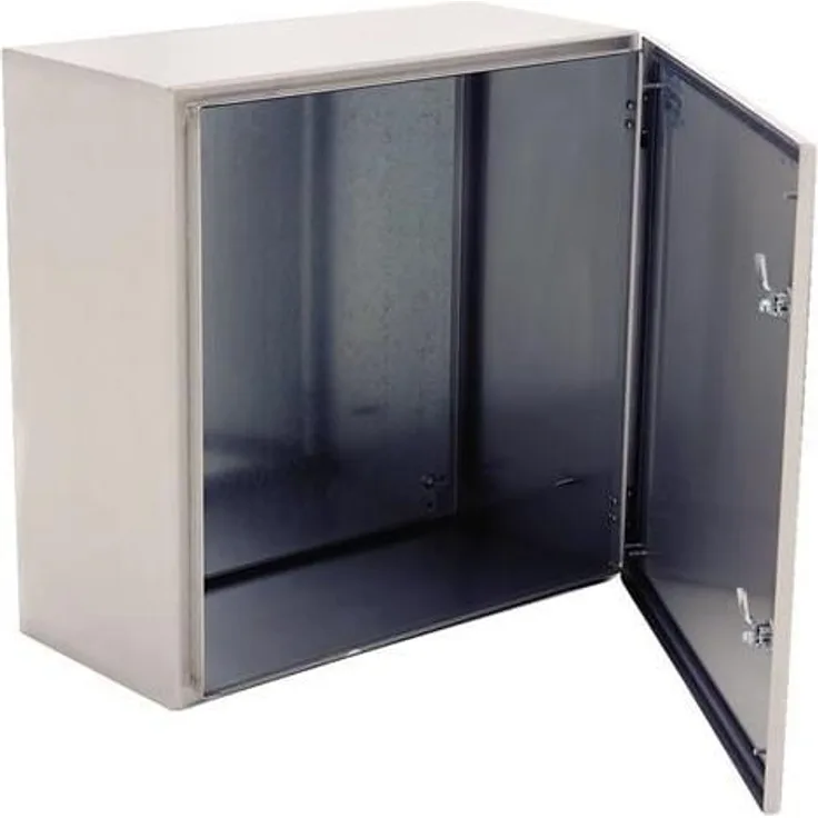 nVent Hoffman Vægskab 240x360x150 ASR0243615, Serverschrank, Silber - Kompakter Edelstahl-Schrank mit IP66 Schutzart