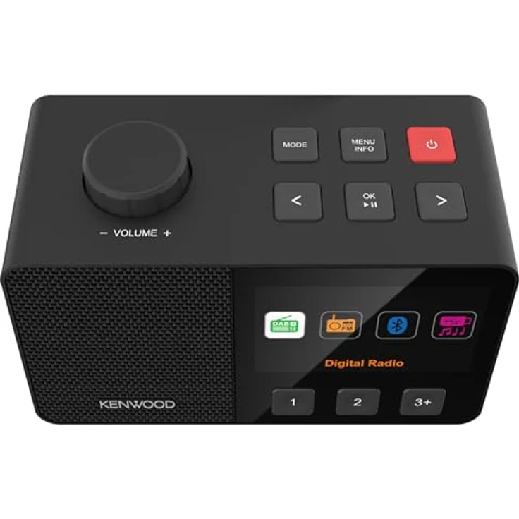 Kenwood CR-M70DAB-B, Tragbares Digitalradio mit DAB+ und FM, schwarz – Bild 5