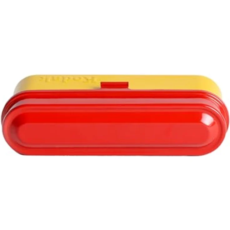 Kodak Film Case, Filmkoffer für 5 Rollen à 35 mm Folien, robuster Retro-Stahlkoffer in Rot, schützt vor Staub und Feuchtigkeit – Bild 3