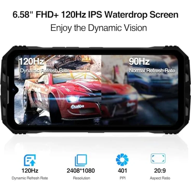 DOOGEE V31 GT 5G, 12 GB/256 GB, Schwarz, Rugged Smartphone – Bild 5