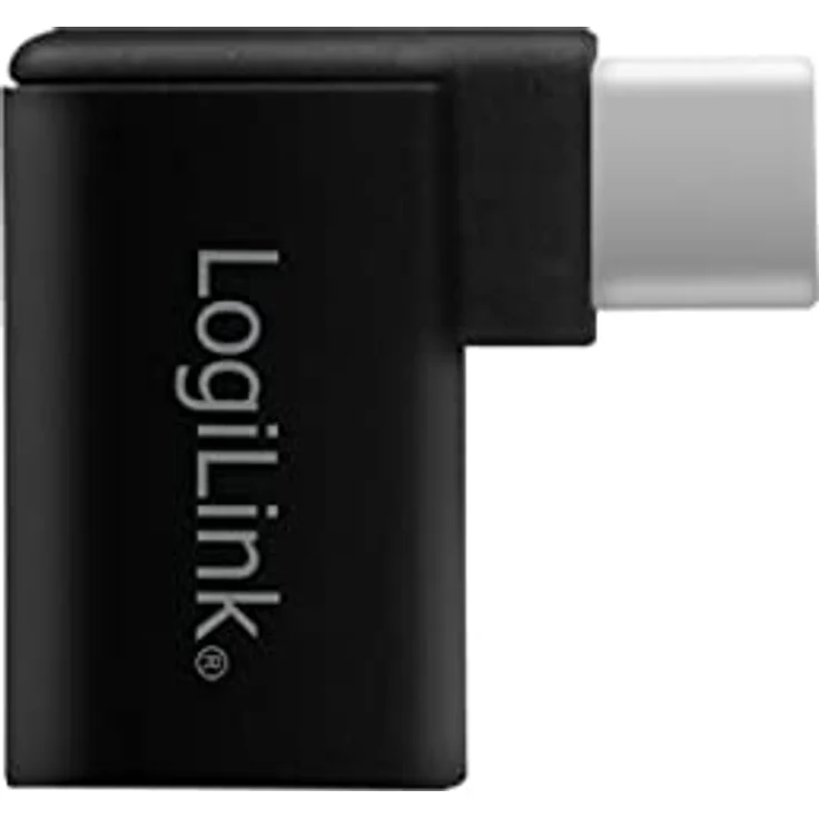 LogiLink AU0055 - USB 3.2 Gen 1, USB-C zu USB-A Adapter, 90° gewinkelt, schwarz – Bild 2