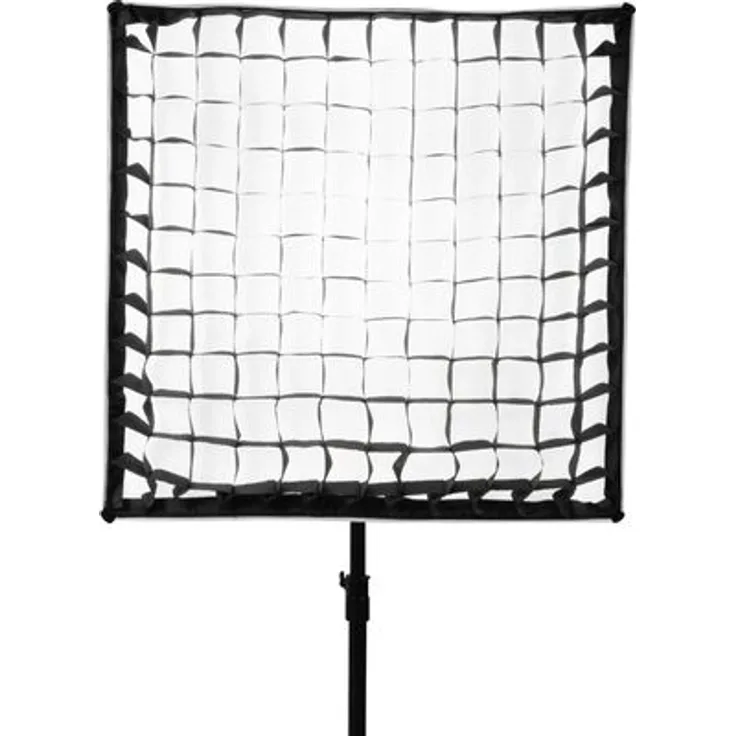 Nanlux SB-NLM-100-S, Softbox 100 x 100 cm mit abnehmbarer Stoffwabe und NLM-Bajonettanschluss, inkl. Aufbewahrungstasche, für Evoke 900C/1200/1200B/240