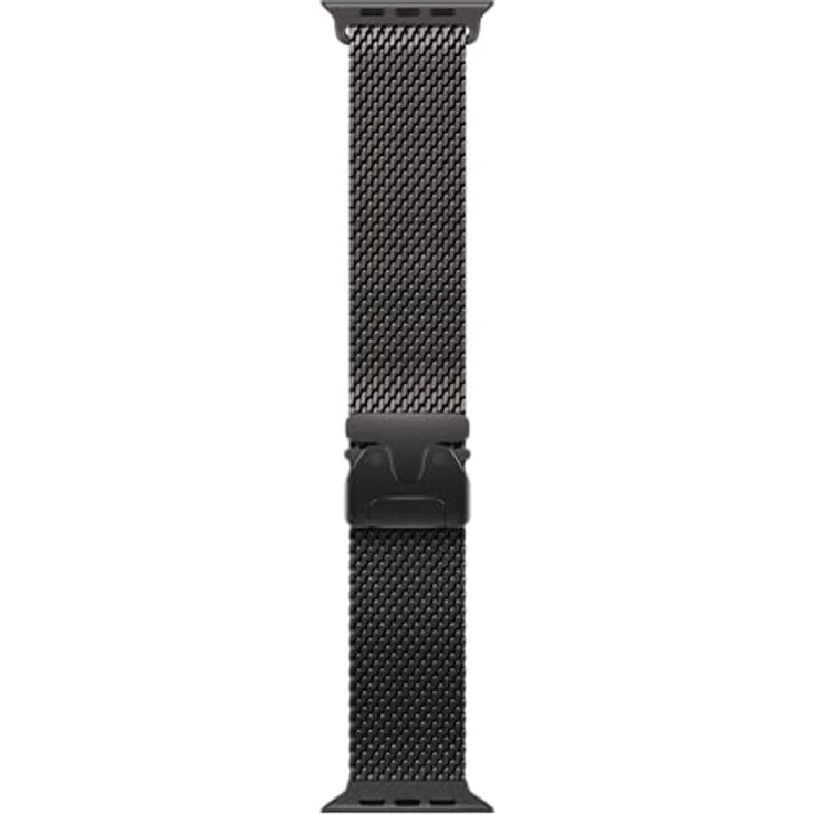 Apple Watch Band - Milanaise Armband - 49 mm - Schwarz - Small – Bild 1