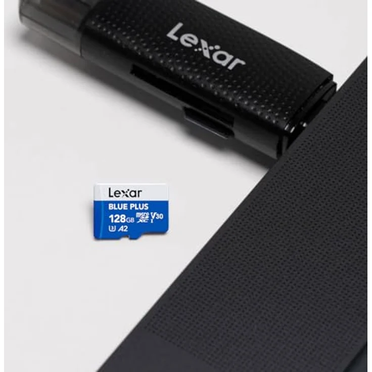 Lexar Blue Plus MicroSD Card 128GB, UHS-I Speicherkarte mit 170 MB/s Lesegeschwindigkeit, A2-App-Leistung, blau – Bild 5