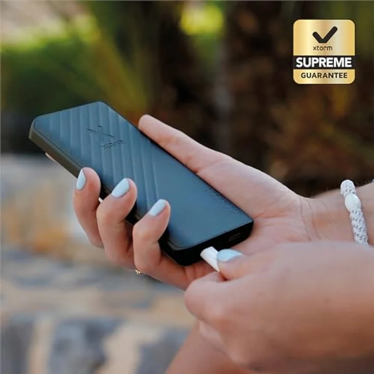Xtorm 15W FastCharge Go2 Powerbank 10.000 - Charcoal Black, 10000 mAh, 15 W, 37 Wh – Bild 6