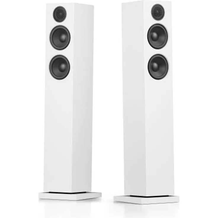 Audio Pro A38 - Aktiv Standlautsprecher mit Verstärker - Schwarz, WiFi & Bluetooth für Stereoanlage und Multiroom für Home Entertainment - Preisvergleich – Bild 3