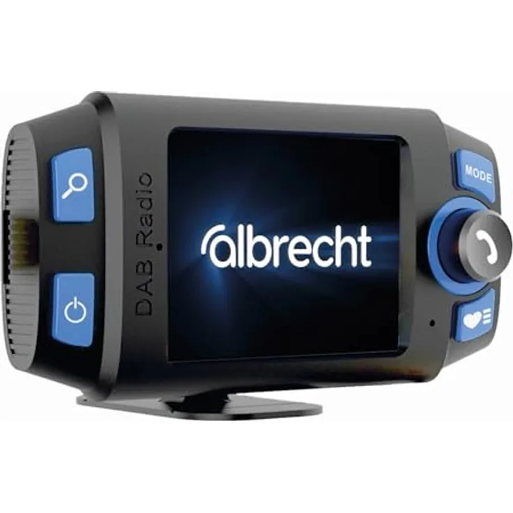 Albrecht DR 55 Mini DAB+ Empfänger, Bluetooth Musikstreaming und Freisprech-Funktion, 2,4" LCD Farb-Display