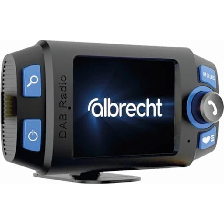 Albrecht DR 55 Mini DAB+ Empfänger, Bluetooth Musikstreaming und Freisprech-Funktion, 2,4" LCD Farb-Display – Bild 1