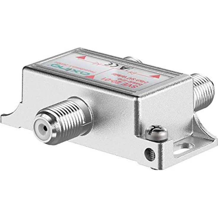 Axing SVE 20-01 2-Fach SAT-Verteiler Splitter mit DC-Durchgang für Satelliten-Anlagen Unicable DVB-T2 HD (5-2400 MHz) Class A – Bild 4