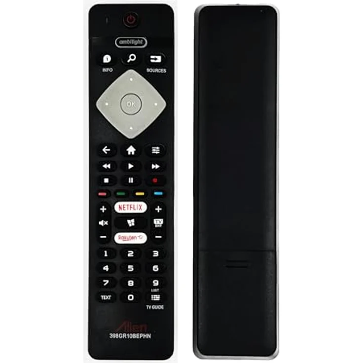 Alltro Universal Fernbedienung für Philips 4K Smart TV, kein Programmieren erforderlich, mit Netflix- und Rakuten TV-Tasten – Bild 1