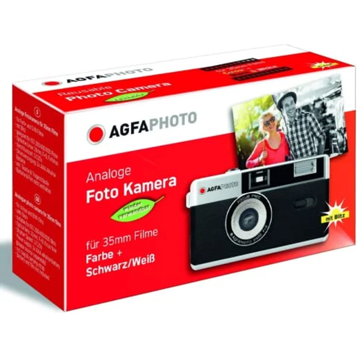 Agfa analoge 35mm Kleinbildfilm Foto Kamera schwarz + Farb Bilder Film + Batterie + KOMPLETTENTWICKLUNG Film + Bilder – Bild 5