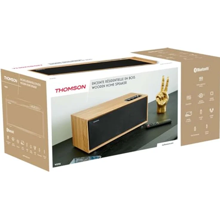 THOMSON Coluna WS702, Bluetooth 5.0 Soundbar mit 150 Watt Musikleistung, Schwarz – Bild 1